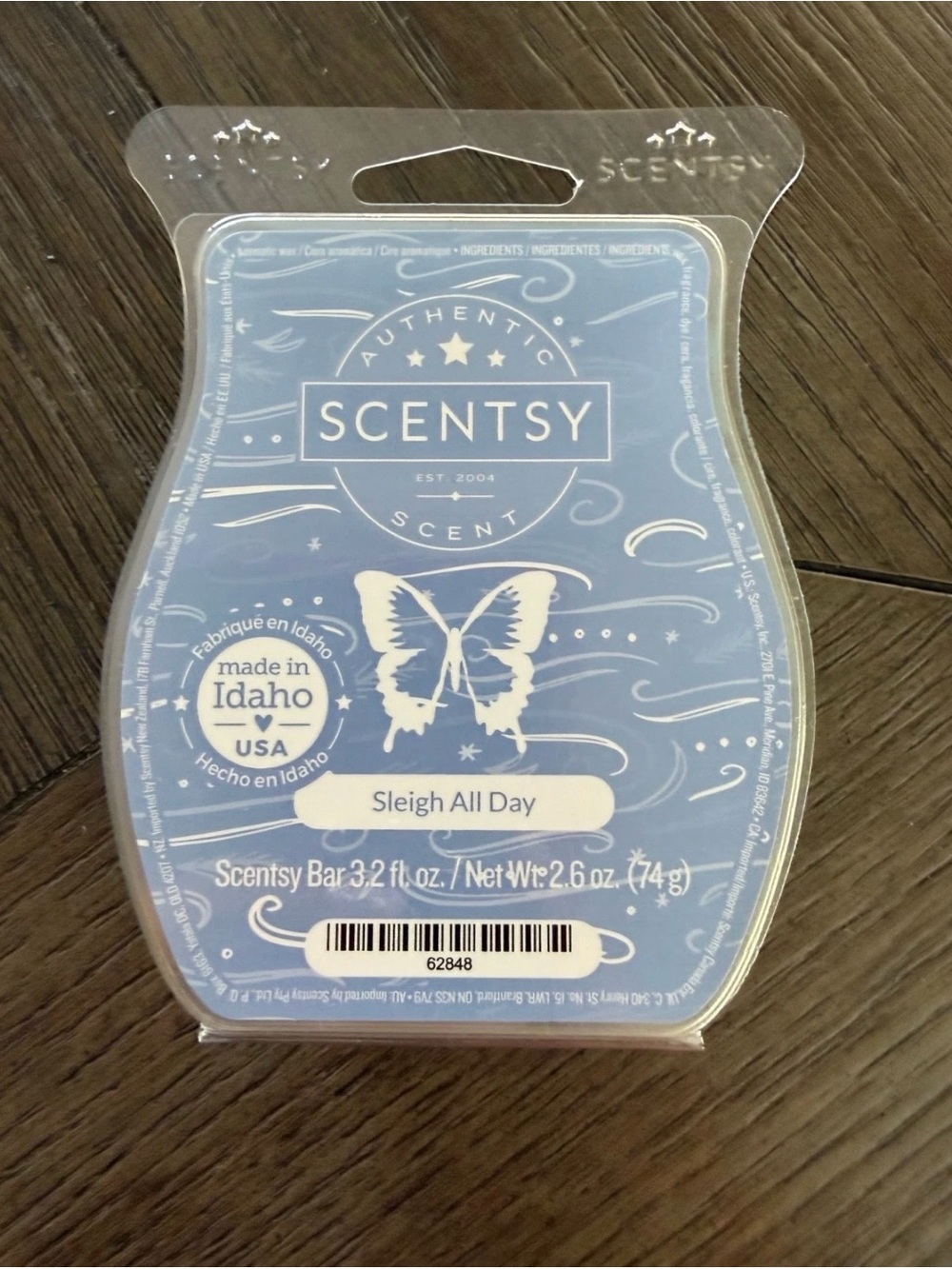 Scentsy Sleigh All Day Wax Bar